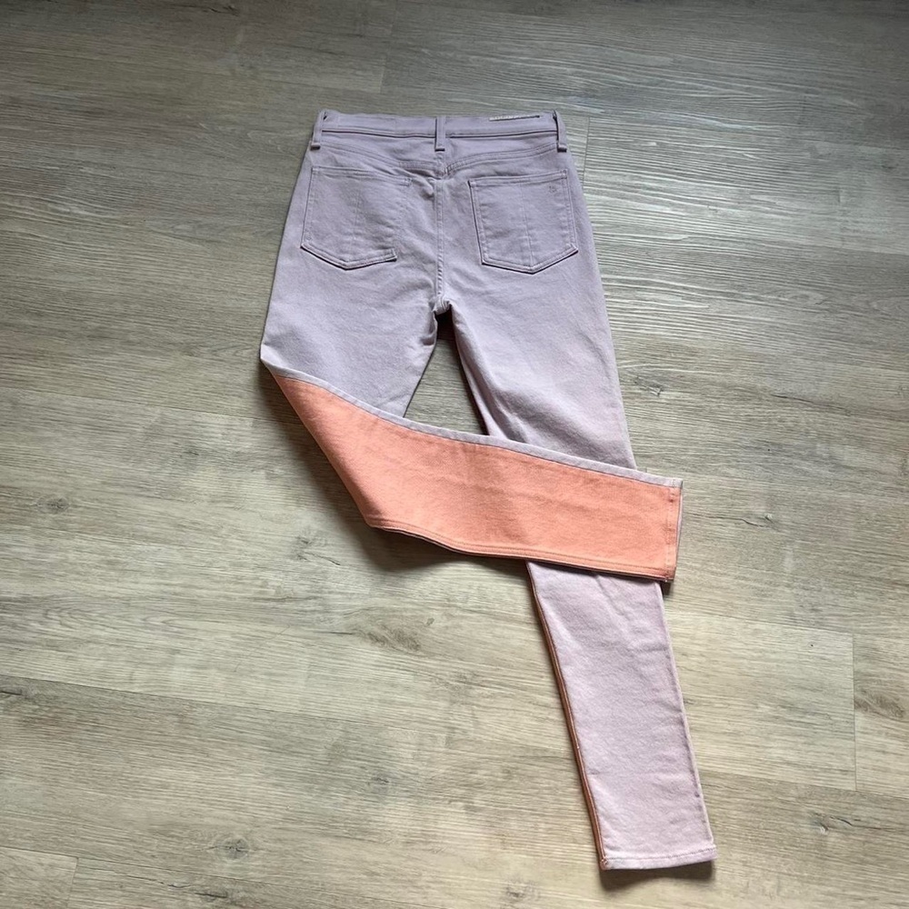 Rag & Bone lilac peach 2 tone jeans - Picture 4 of 5